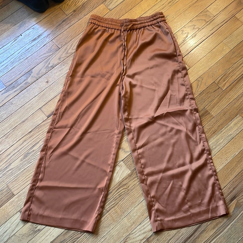 Zara wide leg elastic pants, size